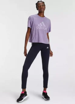 Adidas Performance Future Icons Short Sleeve Cropped T-Shirt -Garmonic Sales Store adidas Performance Future Icons Short Sleeve Cropped T Shirt12494530FRSP W04