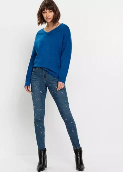 Bonprix Appliqué Stretch Jeans -Garmonic Sales Store bonprix Applique Stretch Jeans970794FRSP W04