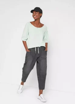 Bonprix Barrel Leg Jeans -Garmonic Sales Store bonprix Barrel Leg Jeans955622FRSP W04