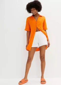 Bonprix Cotton Elasticated Waist Shorts -Garmonic Sales Store bonprix Cotton Elasticated Waist Shorts925297FRSP W03