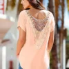 Bonprix Crochet Back T-Shirt