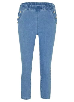 Bonprix Cropped Pull-On Jeans -Garmonic Sales Store bonprix Cropped Pull On Jeans935263FRSC