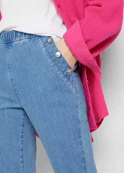 Bonprix Cropped Pull-On Jeans -Garmonic Sales Store bonprix Cropped Pull On Jeans935263FRSP W02