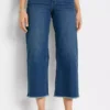 Bonprix Cropped Wide Leg Jeans