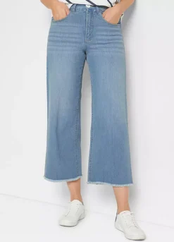 Bonprix Cropped Wide Leg Jeans -Garmonic Sales Store bonprix Cropped Wide Leg Jeans926313FRSP