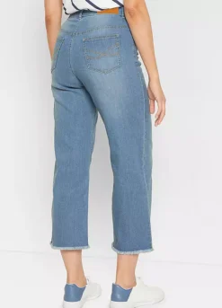 Bonprix Cropped Wide Leg Jeans -Garmonic Sales Store bonprix Cropped Wide Leg Jeans926313FRSP W01