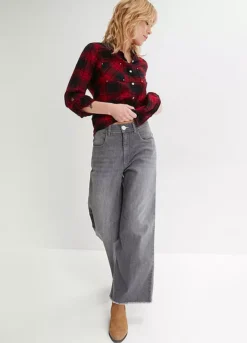 Bonprix Cropped Wide Leg Jeans -Garmonic Sales Store bonprix Cropped Wide Leg Jeans954554FRSP W04