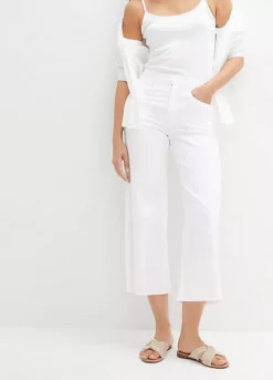 Bonprix Cropped Wide Leg Jeans -Garmonic Sales Store bonprix Cropped Wide Leg Jeans956451FRSP