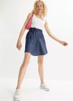 Bonprix Denim Skirt With Flounces -Garmonic Sales Store bonprix Denim Skirt with Flounces919433FRSP W04