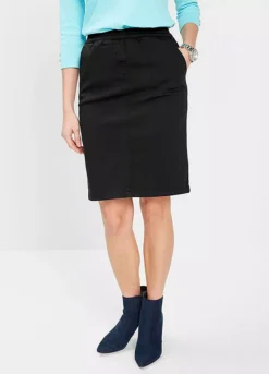 Bonprix Elasticated Waist Pencil Skirt
