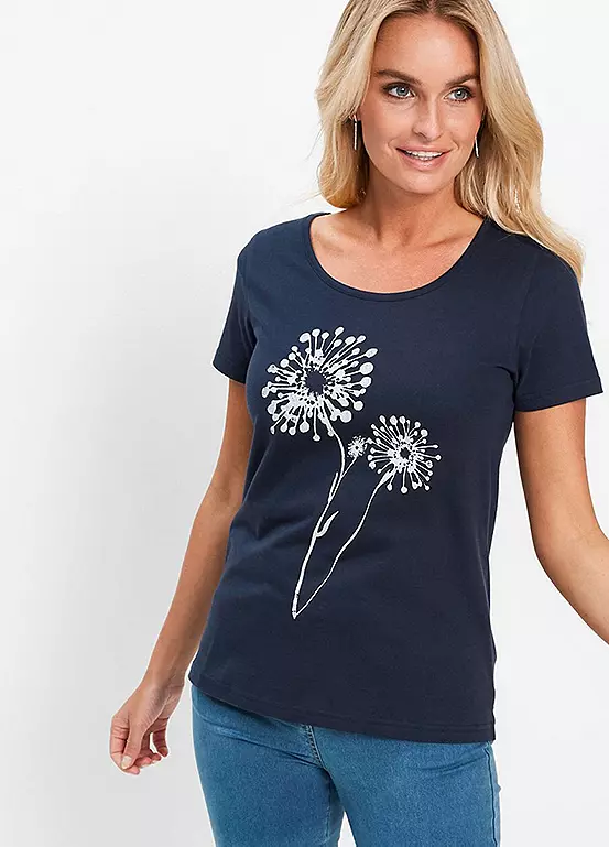 Bonprix Elderflower Print T-Shirt 1 Bonprix Elderflower Print T-Shirt