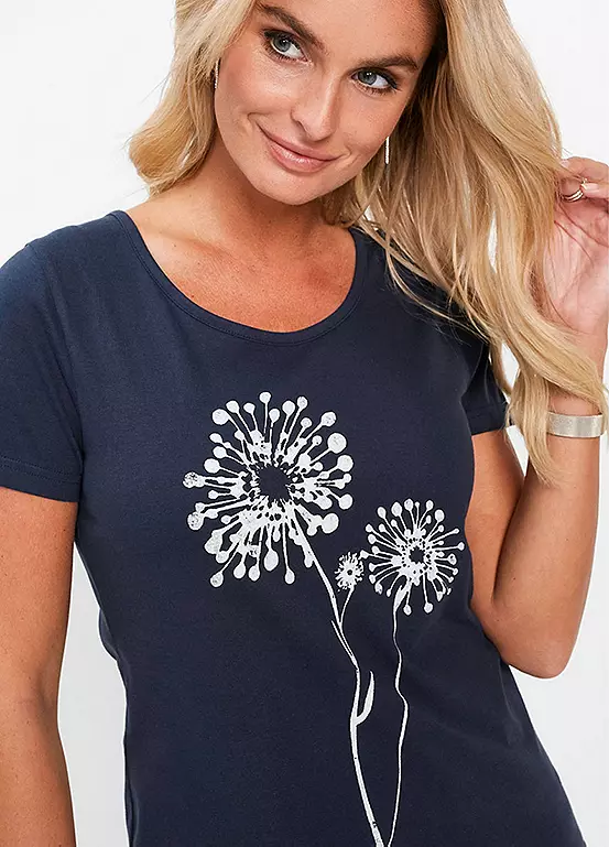 Bonprix Elderflower Print T-Shirt 4 Bonprix Elderflower Print T-Shirt - Image 4
