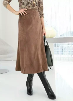 Bonprix Faux Suede Skirt