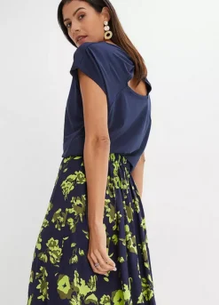 Bonprix Floral Viscose Skirt -Garmonic Sales Store bonprix Floral Viscose Skirt946589FRSP W02