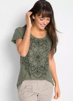 Bonprix Flower Print T-Shirt -Garmonic Sales Store bonprix Flower Print T Shirt926637FRSP