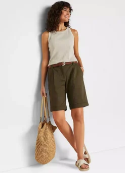 Bonprix High Rise Pleated Shorts -Garmonic Sales Store bonprix High Rise Pleated Shorts958659FRSP W04