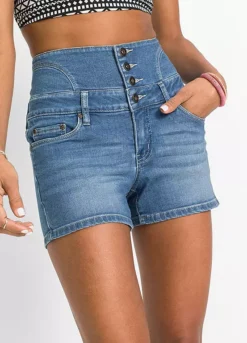 Bonprix High Waisted Denim Shorts -Garmonic Sales Store bonprix High Waisted Denim Shorts978798FRSP W01