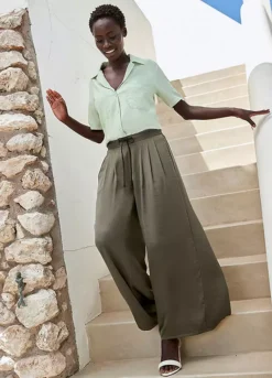 Bonprix Linen Blend Short Sleeve Blouse -Garmonic Sales Store bonprix Linen Blend Short Sleeve Blouse943788FRSL