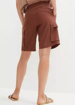Bonprix Linen Mix Cargo Shorts -Garmonic Sales Store bonprix Linen Mix Cargo Shorts915140FRSP W01