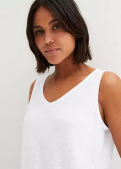 Bonprix Linen Tank Top -Garmonic Sales Store bonprix Linen Tank Top972252FRSP W02