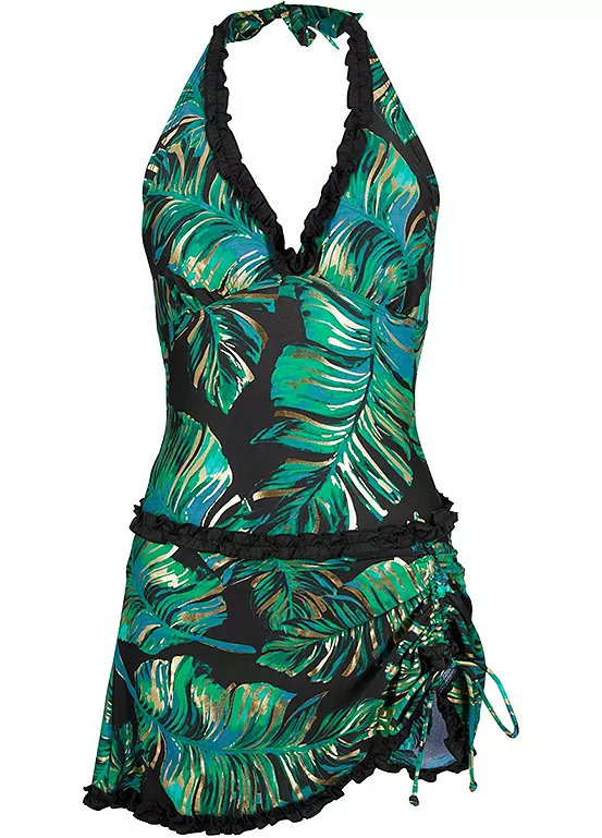 Bonprix Palm Leaf Swim Dress 2 Bonprix Palm Leaf Swim Dress - Image 2