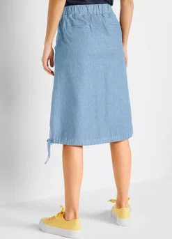 Bonprix Pleated Denim Skirt -Garmonic Sales Store bonprix Pleated Denim Skirt958880FRSP W01