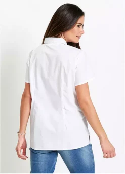 Bonprix Short Sleeve Blouse -Garmonic Sales Store bonprix Short Sleeve Blouse929531FRSP W01