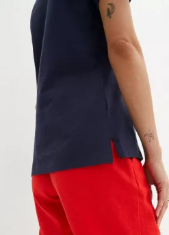 Bonprix Short Sleeve Cotton Polo Shirt -Garmonic Sales Store bonprix Short Sleeve Cotton Polo Shirt979885FRSP W02