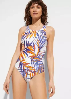 Bonprix Tropical Print Racer Back Swimsuit -Garmonic Sales Store bonprix Tropical Print Racer Back Swimsuit958481FRSP