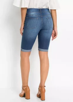 Bonprix Turn-Up Denim Shorts -Garmonic Sales Store bonprix Turn Up Denim Shorts929405FRSP W01