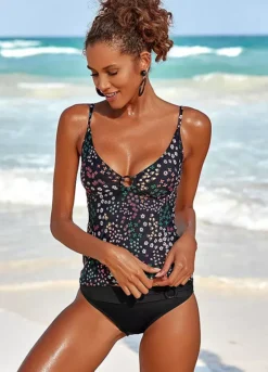 S.Oliver Floral Print Tankini Top